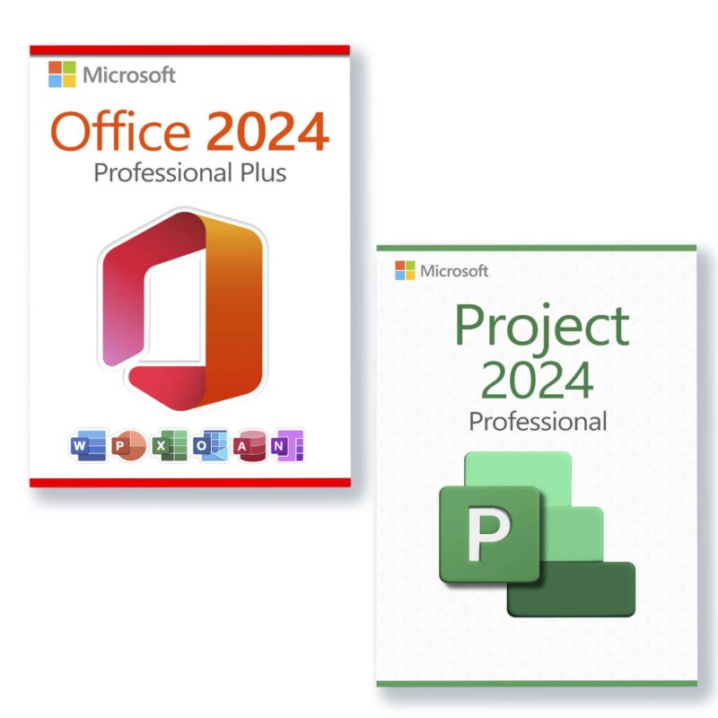 Microsoft Office 2024 Professional Plus + Microsoft Project 2024 Professional für 3 PC