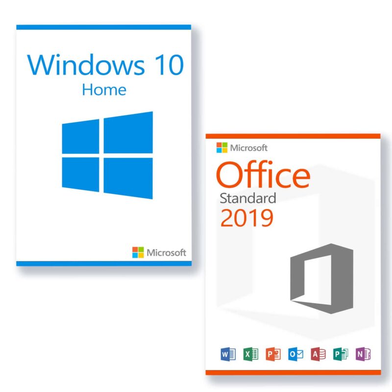 Vorteilspaket Microsoft Windows 10 Home + Microsoft Office 2019 Standard