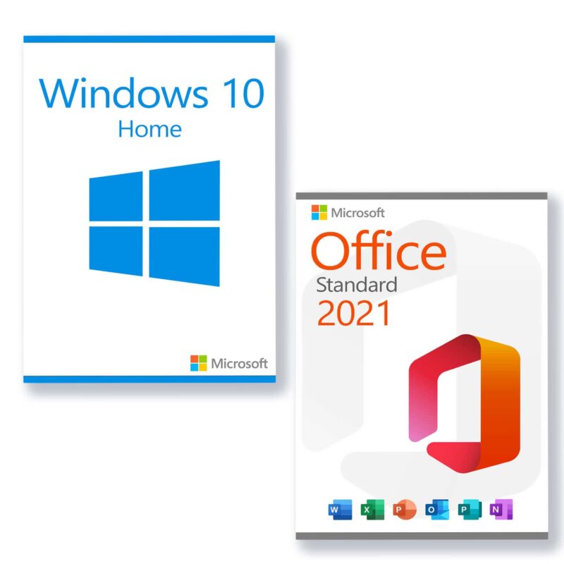 Vorteilspaket Microsoft Windows 10 Home + Microsoft Office 2021 Standard