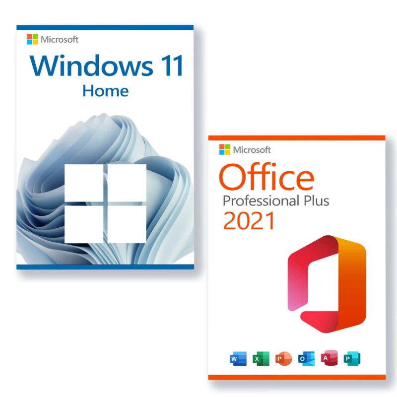 Vorteilspaket Microsoft Windows 11 Home + Microsoft Office 2021 Professional